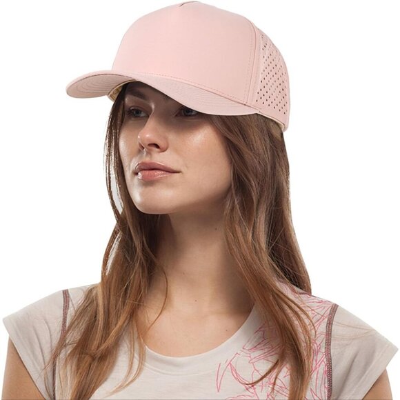 Baseball Cap Black+gray+pink Hat Sun And Rain Golf Ball Cap For Men Women